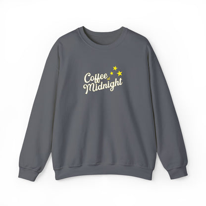 Coffee at Midnight Embro Crewneck Sweatshirt