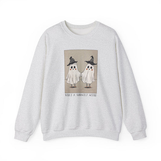 Ghostly Scene Crewneck Sweatshirt