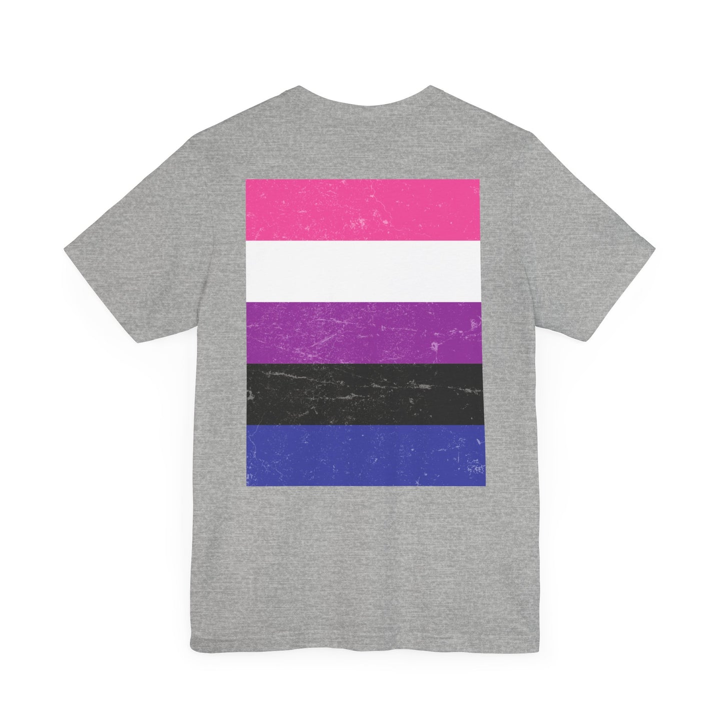 You Ain't Gotta Pray For Me (genderfluid flag on back) Tshirt