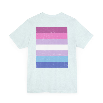 You Ain't Gotta Pray For Me (bi-gender flag on back) Tshirt