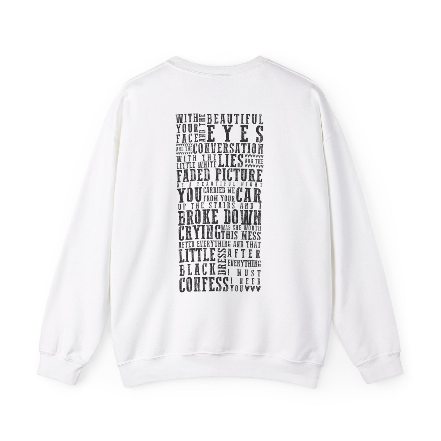 The Other Side Of The Door Lyrics Crewneck Sweatshirt