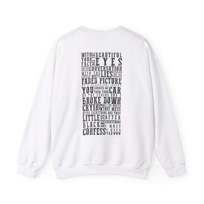 The Other Side Of The Door Lyrics Crewneck Sweatshirt