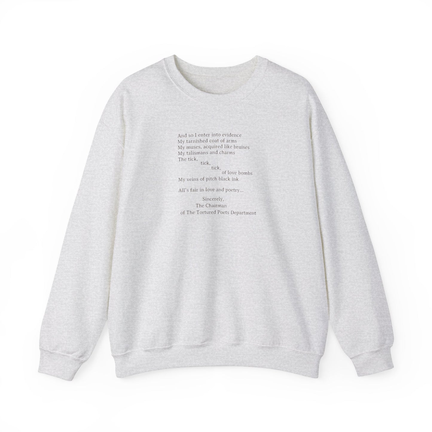 Sincerely The Chairman Crewneck Sweatshirt