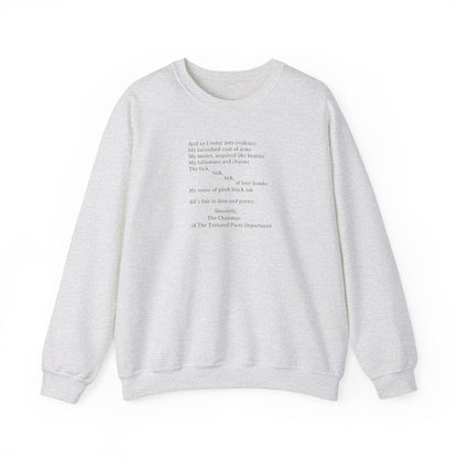 Sincerely The Chairman Crewneck Sweatshirt