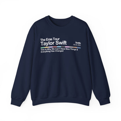 Seattle Night 1 Crewneck Sweatshirt