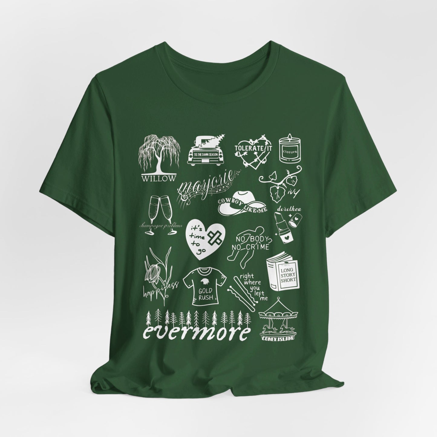 evermore collage tshirt