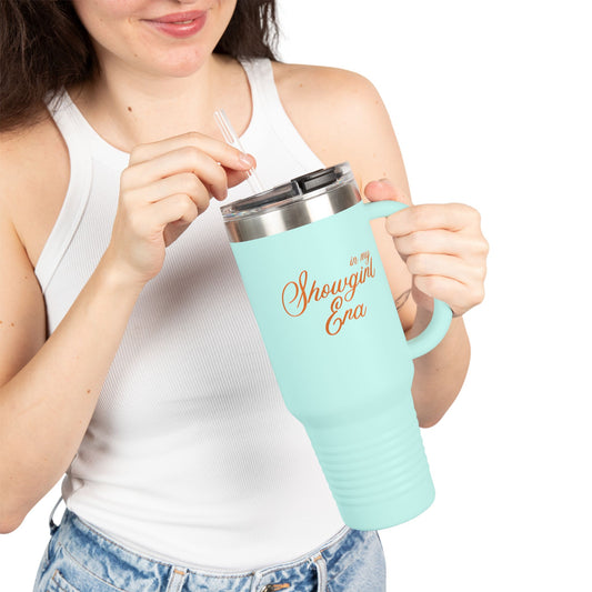 Showgirl Era Insulated Tumbler with Handle