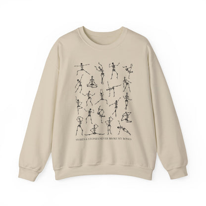 Snakes and Stones Never Broke My Bones Crewneck Sweatshirt