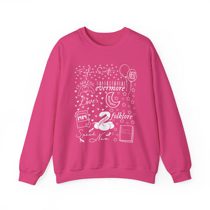 Eras Album Collage Crewneck Sweatshirt