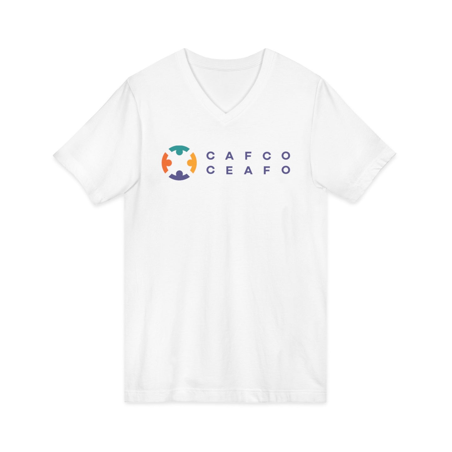 CAFCO Vneck Tshirt 4 (Official Logo)