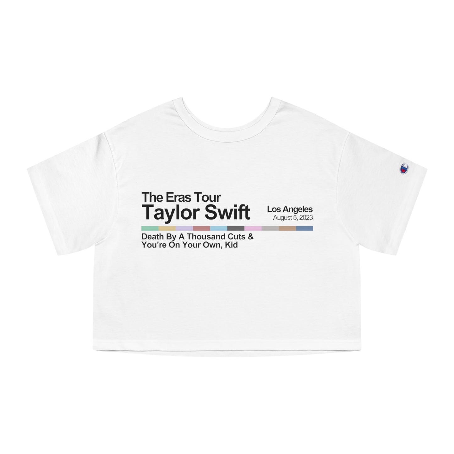 Los Angeles Night 3 Cropped T-Shirt