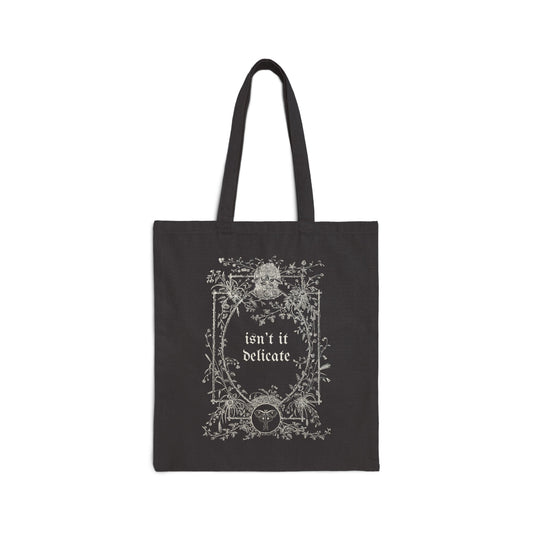 Delicate Cotton Canvas Tote Bag