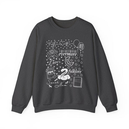 Eras Album Collage Crewneck Sweatshirt