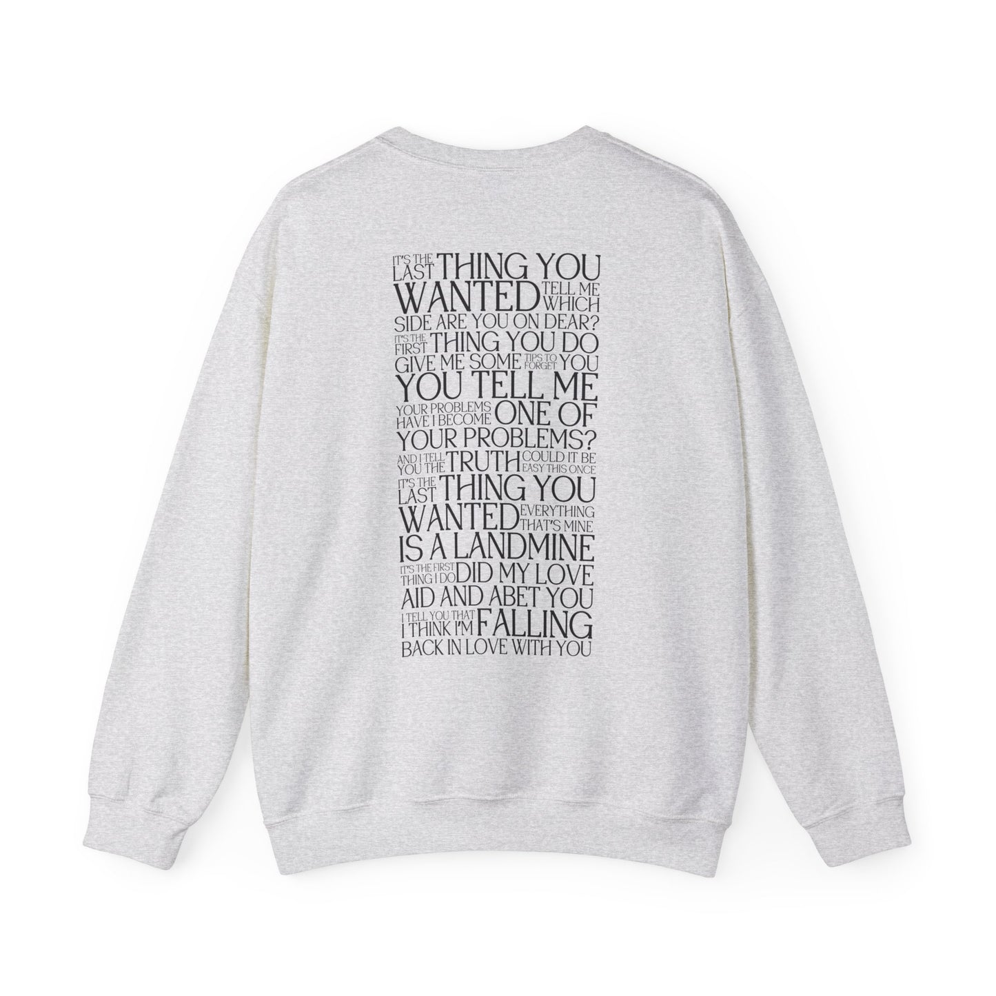 The Alcott Lyrics Crewneck Sweatshirt