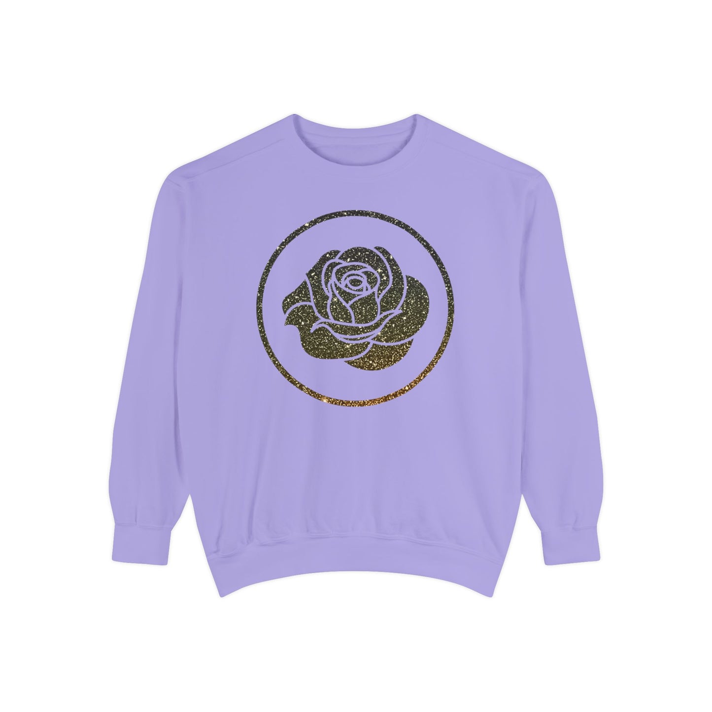 Rose Blush Studio Sparkle Logo Comfort Colors Crewneck Sweater