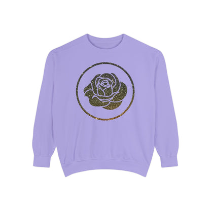 Rose Blush Studio Sparkle Logo Comfort Colors Crewneck Sweater