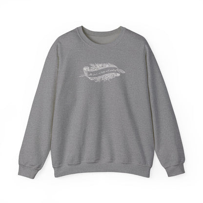 All's Fair in Love and Poetry Crewneck Sweatshirt