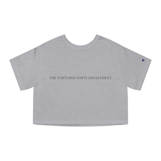 The Tortured Poets Department Champion Cropped T-Shirt