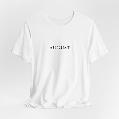 August Lyrics Tshirt