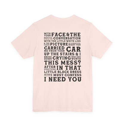The Other Side of the Door (lyrics on back) Tshirt
