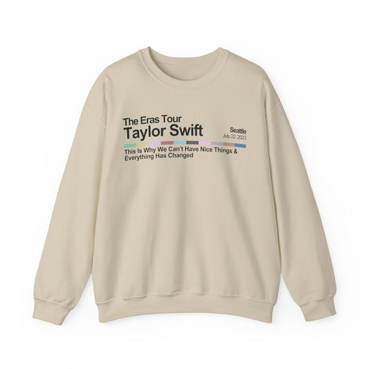 Seattle Night 1 Crewneck Sweatshirt