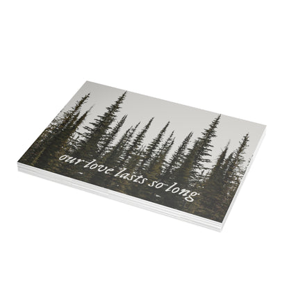 Our Love Lasts So Long Postcard Bundle (envelopes not included)