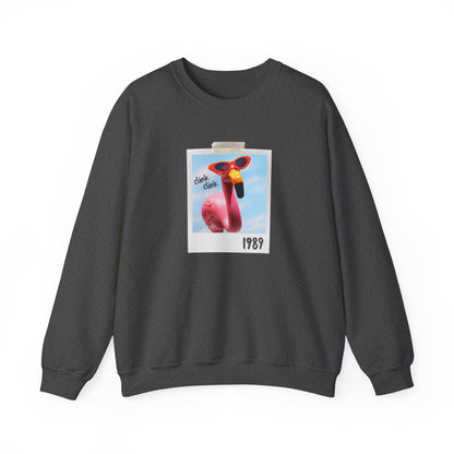 Flamingo Pink Crewneck Sweatshirt