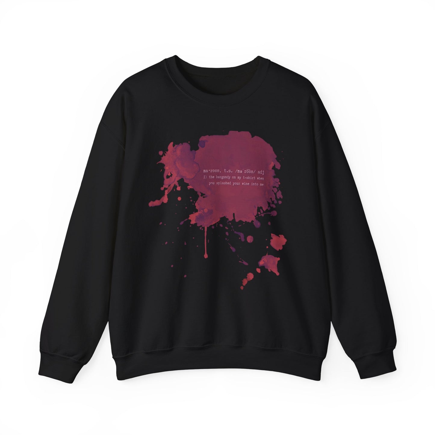 Maroon Crewneck Sweatshirt