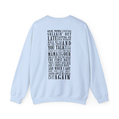 Our Song Crewneck Sweatshirt