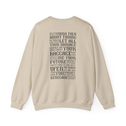 Renegade Lyrics Crewneck Sweatshirt