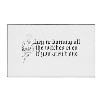 Burning All The Witches Heavy Duty Floor Mat