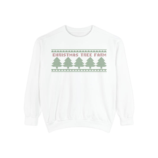 Christmas Tree Farm Comfort Colors Sweatshirt