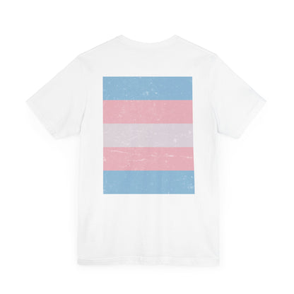 You Ain't Gotta Pray For Me (trans flag on back) Tshirt
