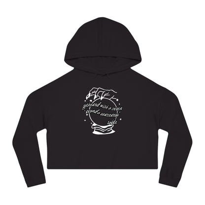 Gathered With A Coven Cropped Hooded Sweatshirt