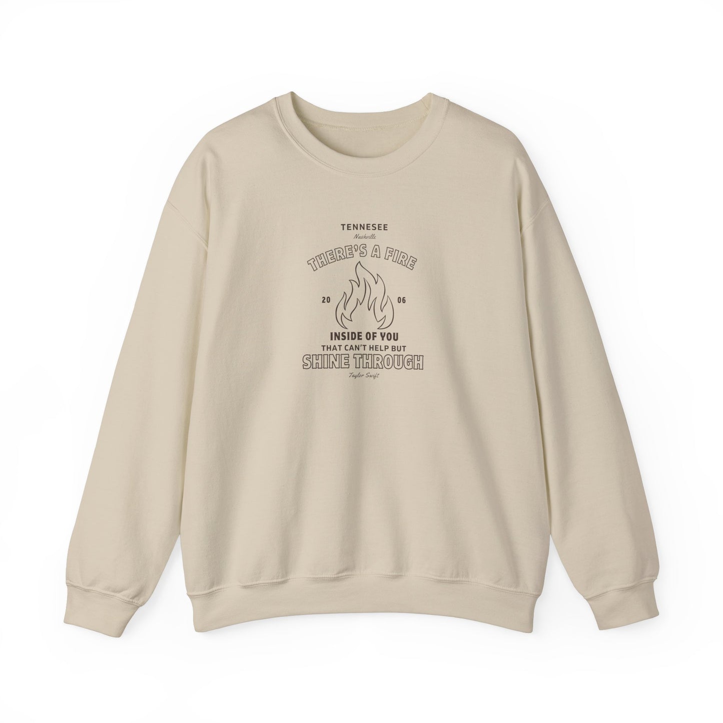 Invisible Lyrics Crewneck Sweatshirt