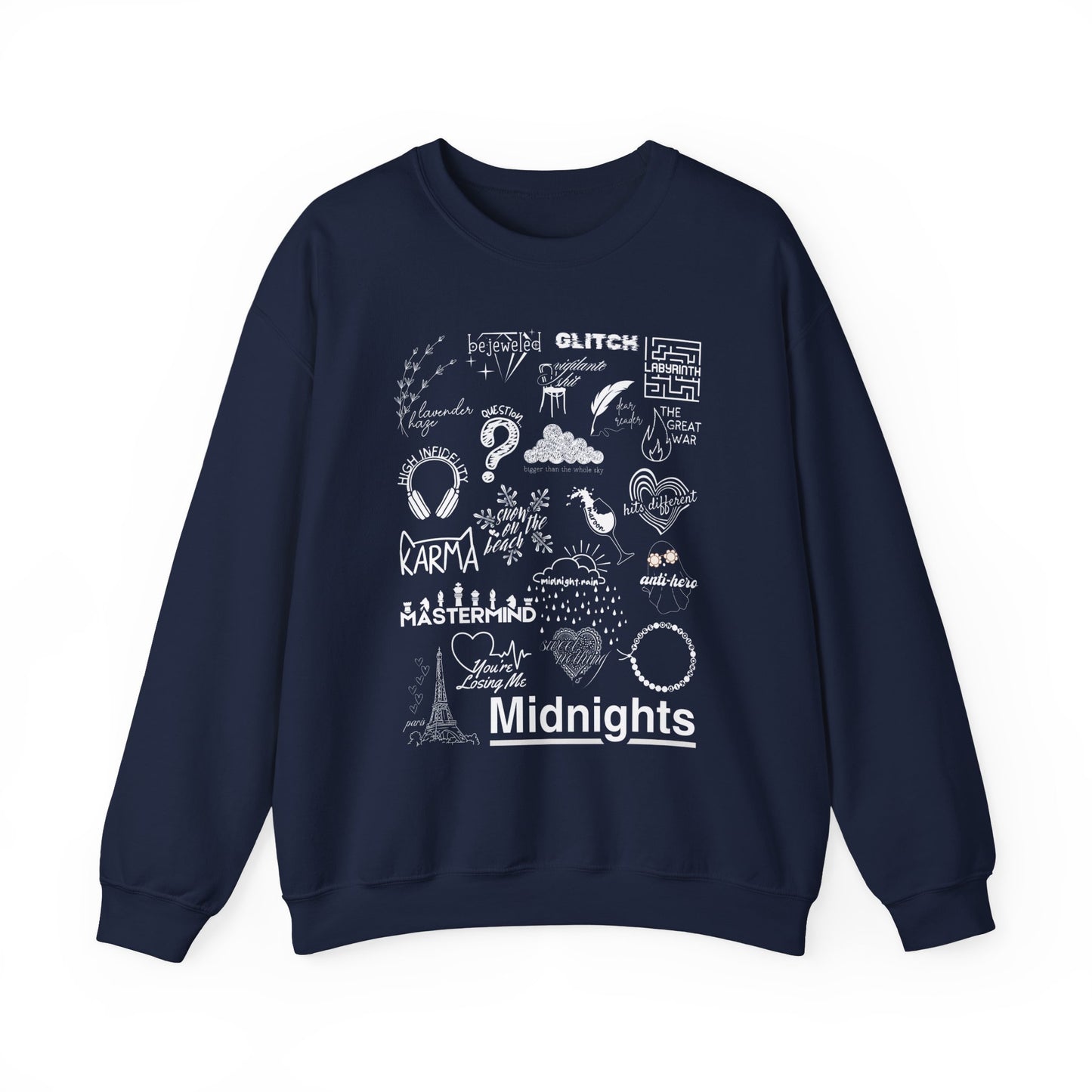 Midnights Collage Crewneck Sweatshirt