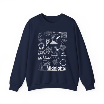 Midnights Collage Crewneck Sweatshirt