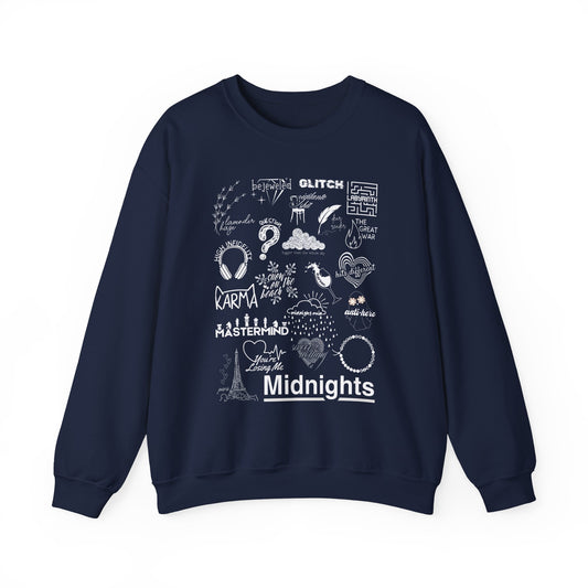 Midnights Collage Crewneck Sweatshirt