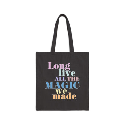 Long Live Cotton Canvas Tote Bag