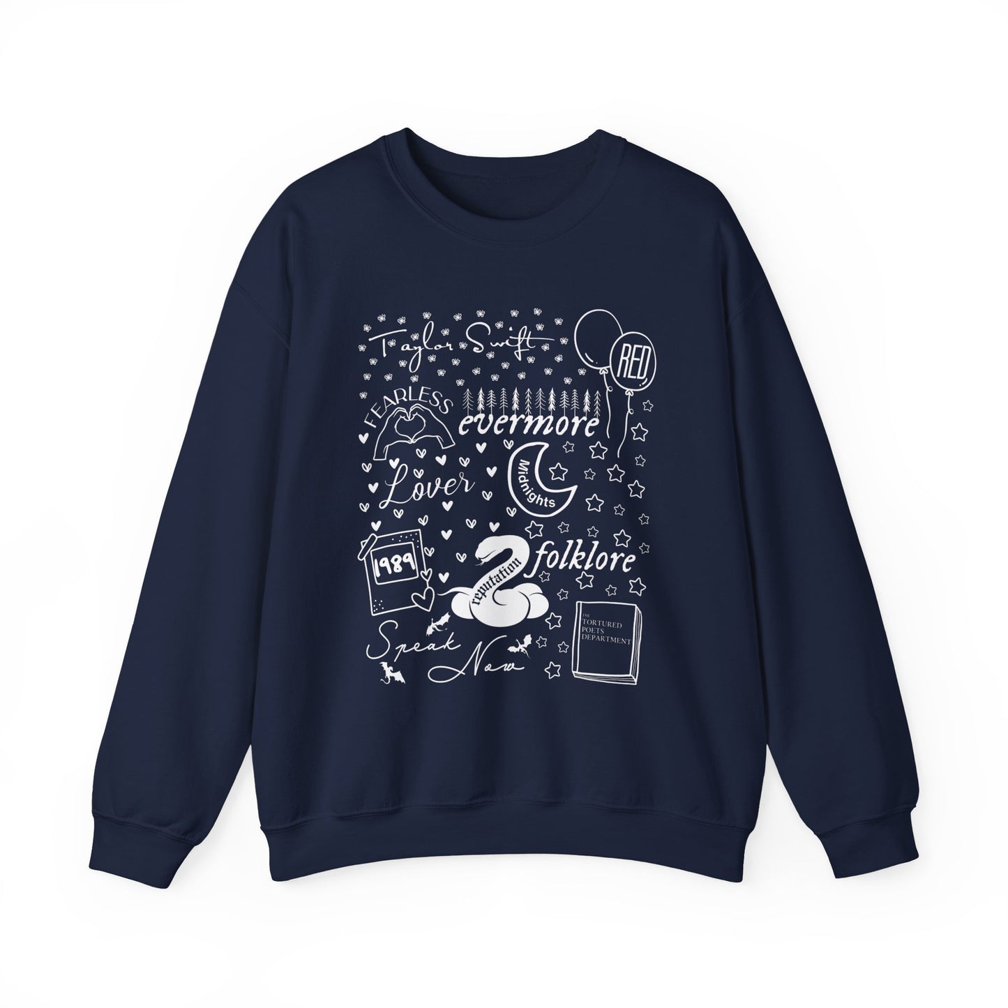 Eras Album Collage Crewneck Sweatshirt
