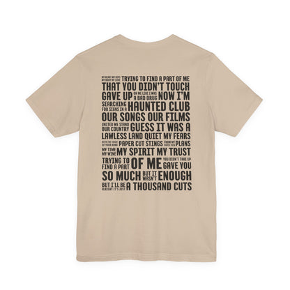 DBATC Bridge (lyrics on back) Tshirt