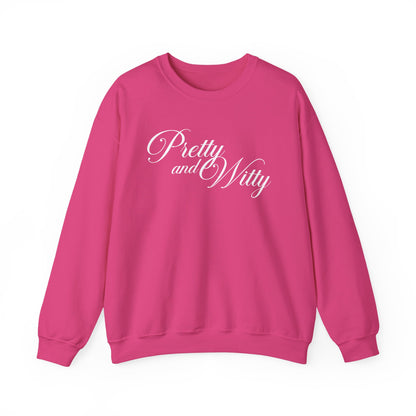 Pretty and Witty Unisex Crewneck Sweatshirt