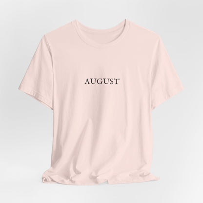 August Lyrics Tshirt