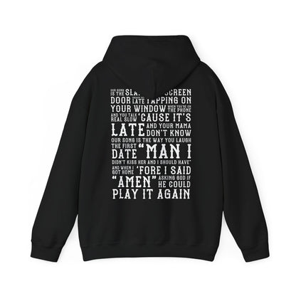 Our Song (lyrics on back) Hoodie