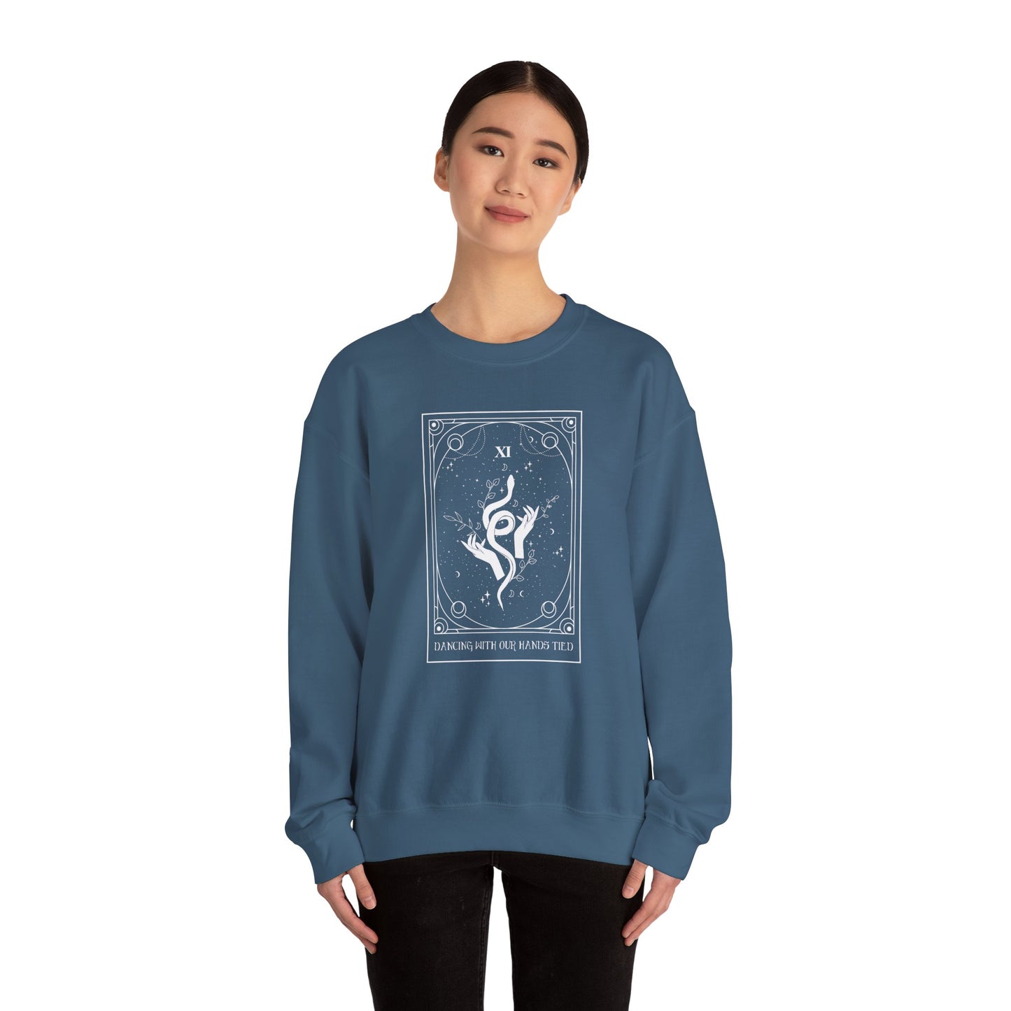 Tarot Crewneck Sweatshirt - Dancing With Our Hands Tied