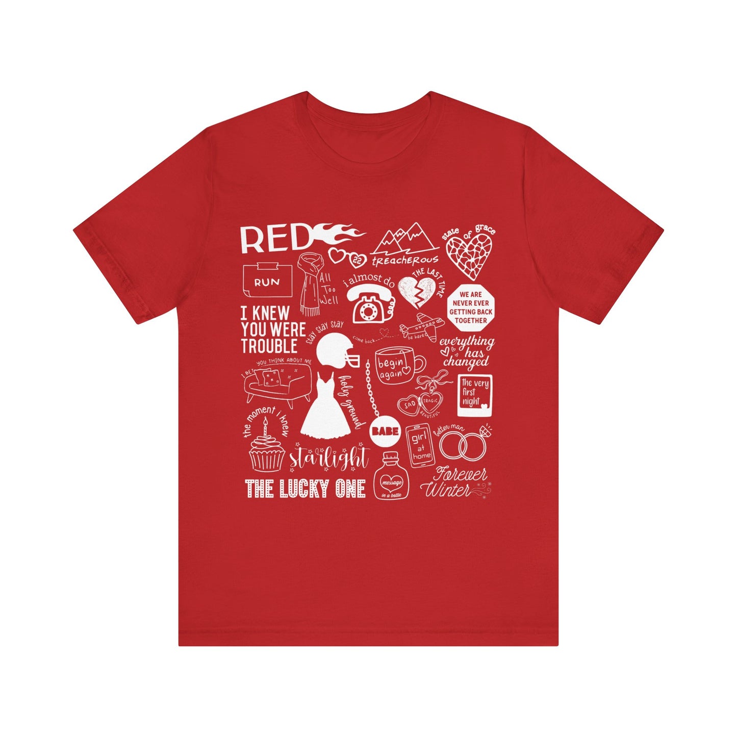 Red Collage Tshirt