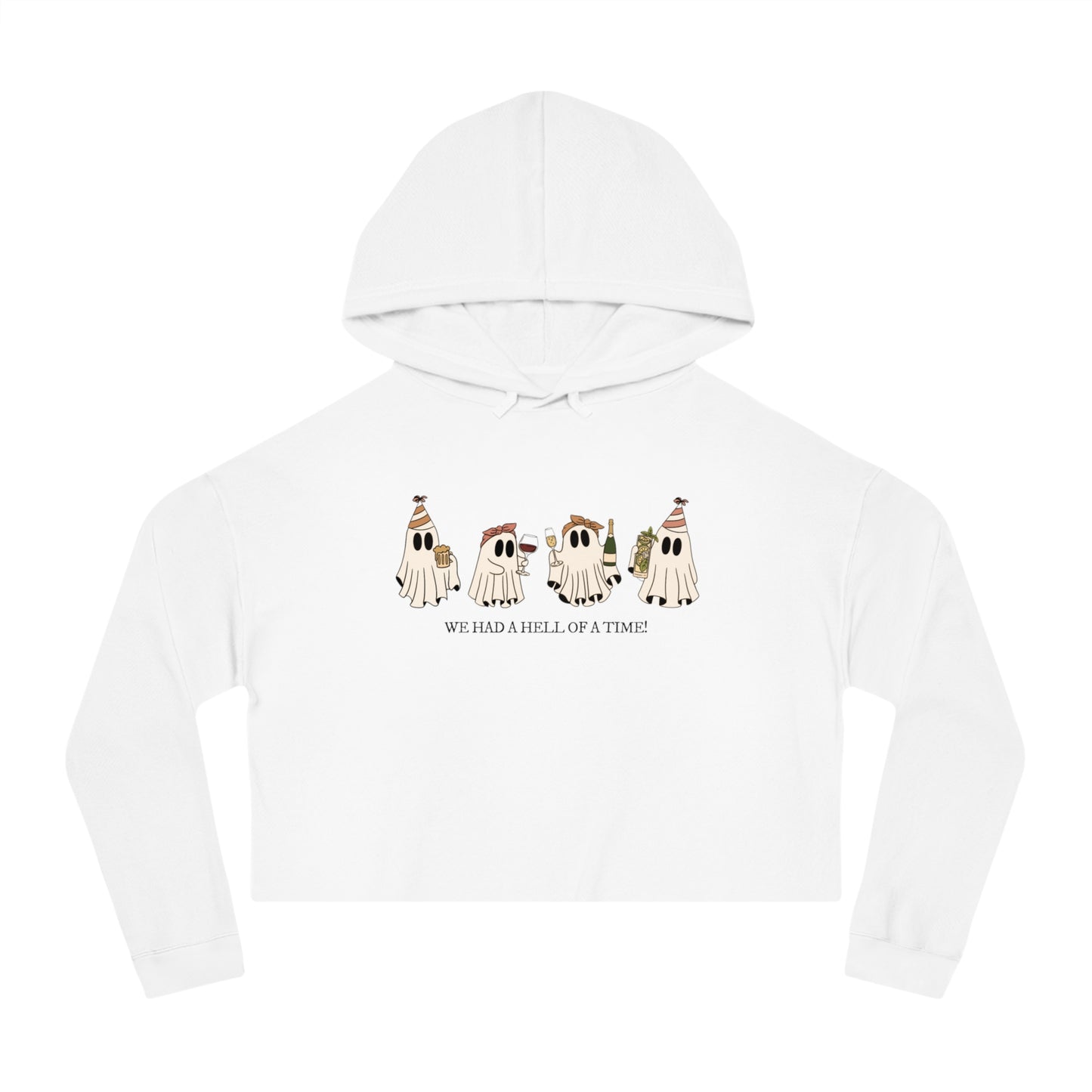 Hell of a Time Cropped Hooded Sweatshirt