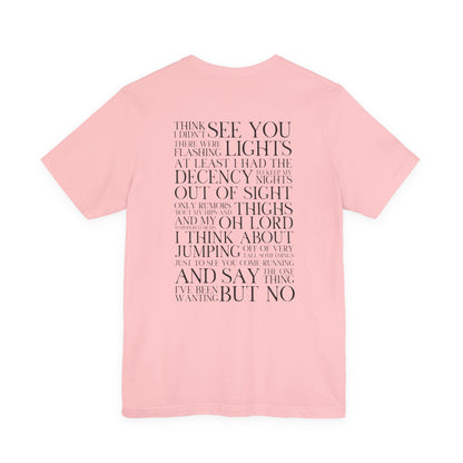 Is It Over Now? Lyrics Tshirt