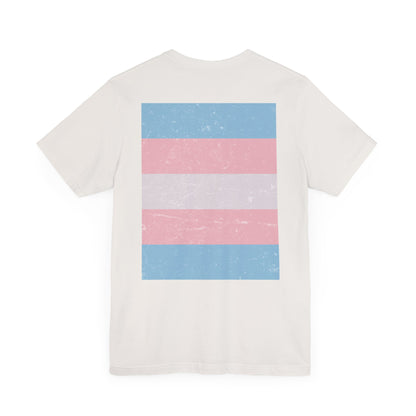 You Ain't Gotta Pray For Me (trans flag on back) Tshirt