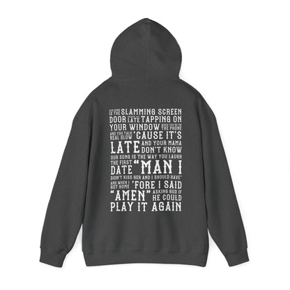 Our Song (lyrics on back) Hoodie